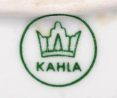 Kahla "Eisenach-Wartburg" tál,  matricás,  jelzett, hibátlan, 23×12 cm