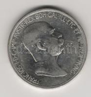 Ausztria 1908. "1848-1908-Jubileum" 5K Ag T:3