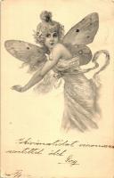 Butterfly lady, No. 198. (EK)