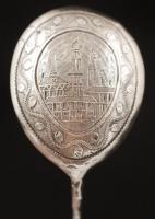 Ezüst orosz kiskanál, 2db, jelzett, Ag., nettó:13 gr., 12,5cm/ Russian silver teaspoons, marked, 2pz...