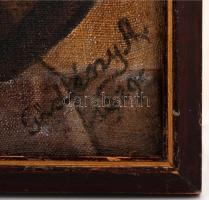 Gödény jelzéssel: Csendélet 1929. Olaj, vászon, kis szakadással, keretben, 34×47 cm