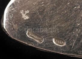 cca 1900 Ezüst tortalapát, gazdagon díszített, jelzett, Ag., nettó:66 gr.,19cm/Silver cake shovel, r...