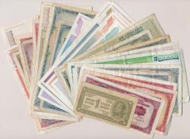 Jugoszlávia 1944-1994. 30db-os vegyes bankjegy tétel T:vegyes Yugoslavia 1944-1994. 30pcs of banknotes C:mixed