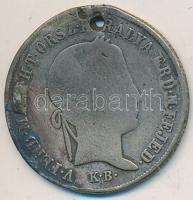 1848B 20kr Ag "V. Ferdinánd" T:3 ly