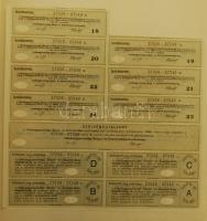 1926. Felsőmagyarországi Bánya- és Kohómű Rt. részvány 125Pengőről osztalékszelvényekkel