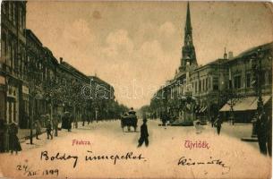 1899 Újvidék, Fő utca / main street (EK)