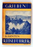 Griebens Reiseführer 210. köt.: Hohen tauern udn Osttirol. 1939. Kihajtható színes térképmelléklettel (Csehország és Ausztria nélkül), papírkötésben, a borítók itt-ott szakadozottak, egyébként jó állapotban.