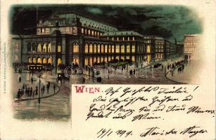 1899 Vienna, Wien, K.K. Hop-Oper, Verlag J. Miesler / opera house, litho