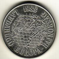 1988. "Labdarúgó EB" 500Ft Ag T:BU