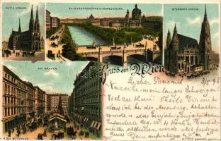 1898 Vienna, Wien, litho