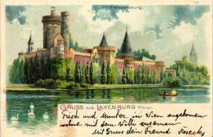 Laxenburg bei Wien, Schloss / castle litho