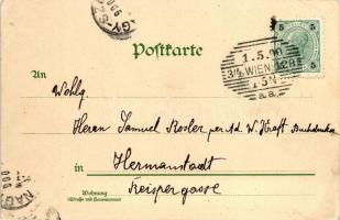 Laxenburg bei Wien, Schloss / castle litho