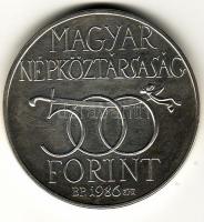 1986. "Buda visszafoglalása" 500Ft Ag T:BU