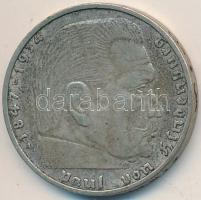 Német 3. Birodalom 1937A 2M Ag "Hindenburg" T:2-
German Third Reich 1937A 2 Mark Ag "...