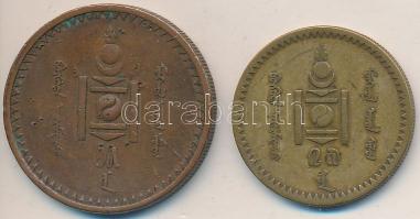 Mongólia 1925-1937. 5M Al-Br (2xklf) T:2-,3
Mogolia 1925-1937. 5 Mongo Al-Br (2xdiff) C:VF,F