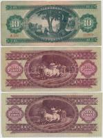 1949. 10Ft + 1957. 100Ft + 1960. 100Ft T:III,III-