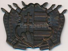 1947-1949. Tiszti társasági Br sapkajelvény (56x40mm) T:2