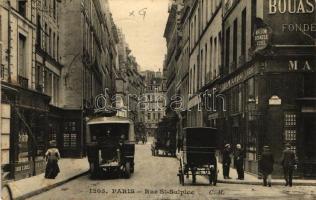 Paris, Rue St. Sulpice, Maison Bouasse Lebel / street (fa)