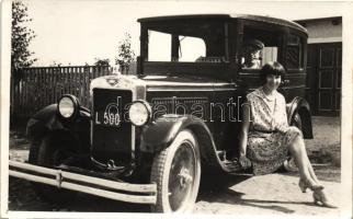 1945 Old automobile in Linz, photo