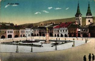 Zsolna, Sillein, Zilina; Főtér / Main square (EK)