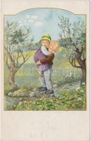 Children, M. Munk Nr. 1263. litho s: Pauli Ebner