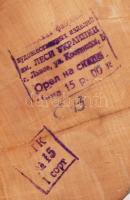 Faragott sas, alján szovjet jelzéssel, m:24,5 cm, h: 16 cm