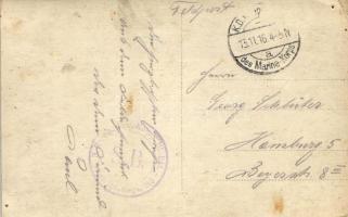 3 M.G.K. Reserve-Infanterie-Regiment / WWI German infantry, Maschinen Gewehr Kompagnie group photo (...