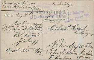 Magyar sérült katonák csoportképe kórházban / Military WWI, soldiers group photo in a hospital with ...