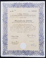 Budapest 1946. "A Magyar Köztársaság 4%-kal kamatozó, búzaértékben megállapított államadóssága ...