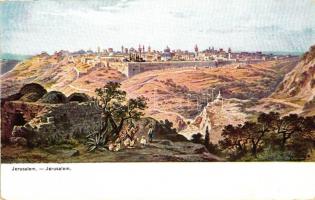 Jerusalem, Serie 709. Palestina, No. 1. s: Perlberg