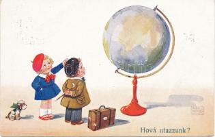 Hová utazzunk? / Children, humour, W.S.S.B. 5012/1. s: John Wills (EB)