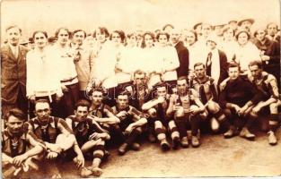 1928 Békéscsaba, magyar labdarúgó csapatképe, Gábor Endre fényképe, Szeged / Hungarian football team photo