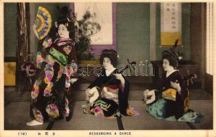 Japanese folklore, Rehearsing a dance (EB)