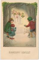 Christmas, children, A.G.B. No. 3423. s: Pauli Ebner (EK)