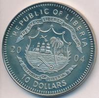 Libéria 2004. 10$ "Szabadság pillanatai-Jean d´Arc 1429." multicolor T:PP 
Liberia 2004. 1...
