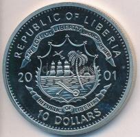 Libéria 2001. 10$ "Szabadság pillanatai-Francia Forradalom" multicolor T:PP 
Liberia 2001....