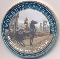 Libéria 2001. 10$ "Szabadság pillanatai - Spartacus felkelése" multicolor T:PP ujjlenyomat...