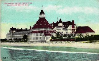 Coronado beach, California; Coronado Hotel