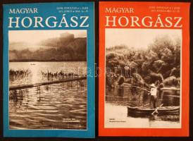 1970-74 Vegyes horgászattal kapcsolatos kiadványok, 4db