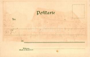 Oberammergau, Hotel Wittelsbacher Hof und Laberköpfe, Künstlerpostkarte No. 2382 von Ottmar Zieher l...