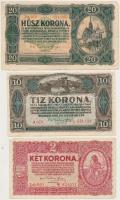 56db vegyes magyar korona, pengő, adópengő bankjegy T:vegyes