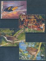 2001 WWF Énekesmadarak sor + 4 FDC Mi 1142-1145