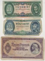 30db vegyes magyar pengő, forint bankjegy T:vegyes