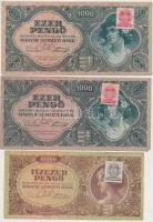 30db vegyes magyar pengő, forint bankjegy T:vegyes