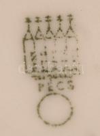 Zsolnay tejes kancsó, jelzett, hibátlan, 23cm