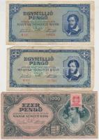 30db vegyes magyar pengő bankjegy T:vegyes