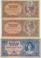 30db vegyes magyar pengő bankjegy T:vegyes