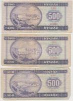 1990. 500Ft (3x) T:III-