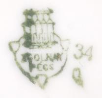 Ritka Zsolnay retro gyerek készlet, matricás, jelzett, hibátlan, összesen: 4 db