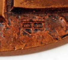 Rózsa Péter (1926-): MN. Bronz plakett, jelzett, cca d:12 cm